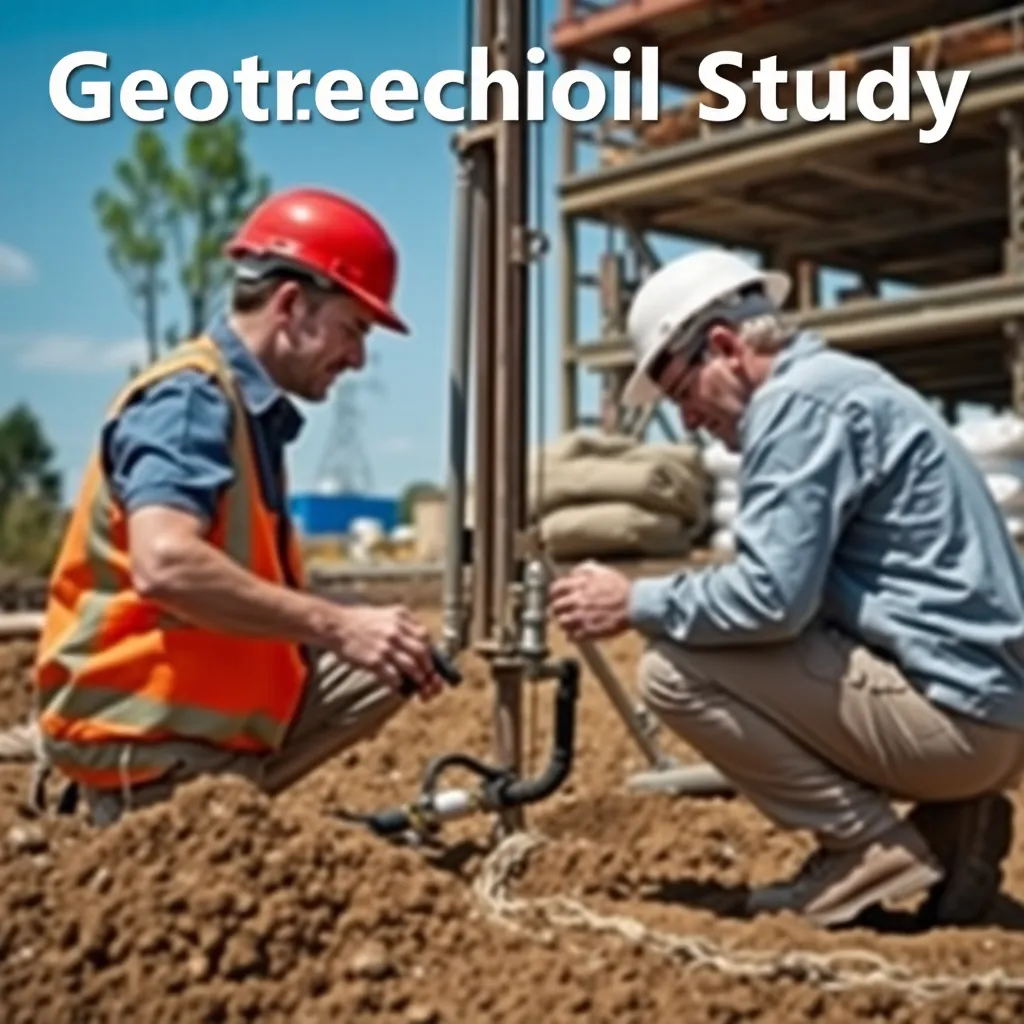 Étude de sol géotechnique